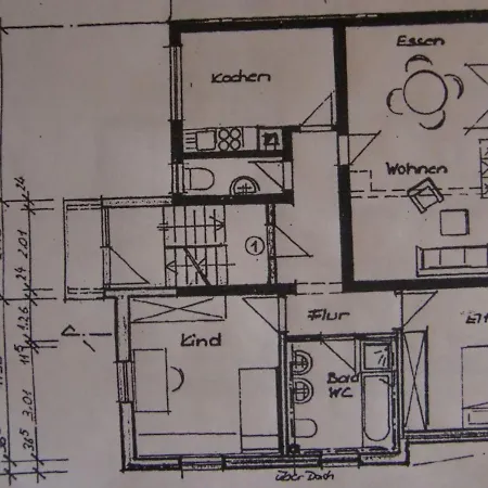 아파트 Ferienwohnung Im Haus Christel 테트낭